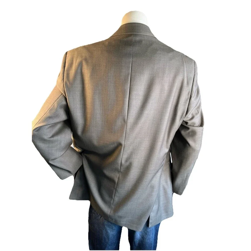 JACK VICTOR Mens 44R Blazer Sport Coat Casual Jacket Two Button Wool Suit